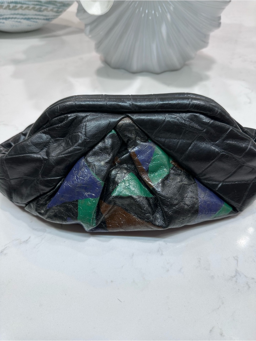 Vintage Shafir Handbags Genuine Leather Crossbody Purse – Made in USA